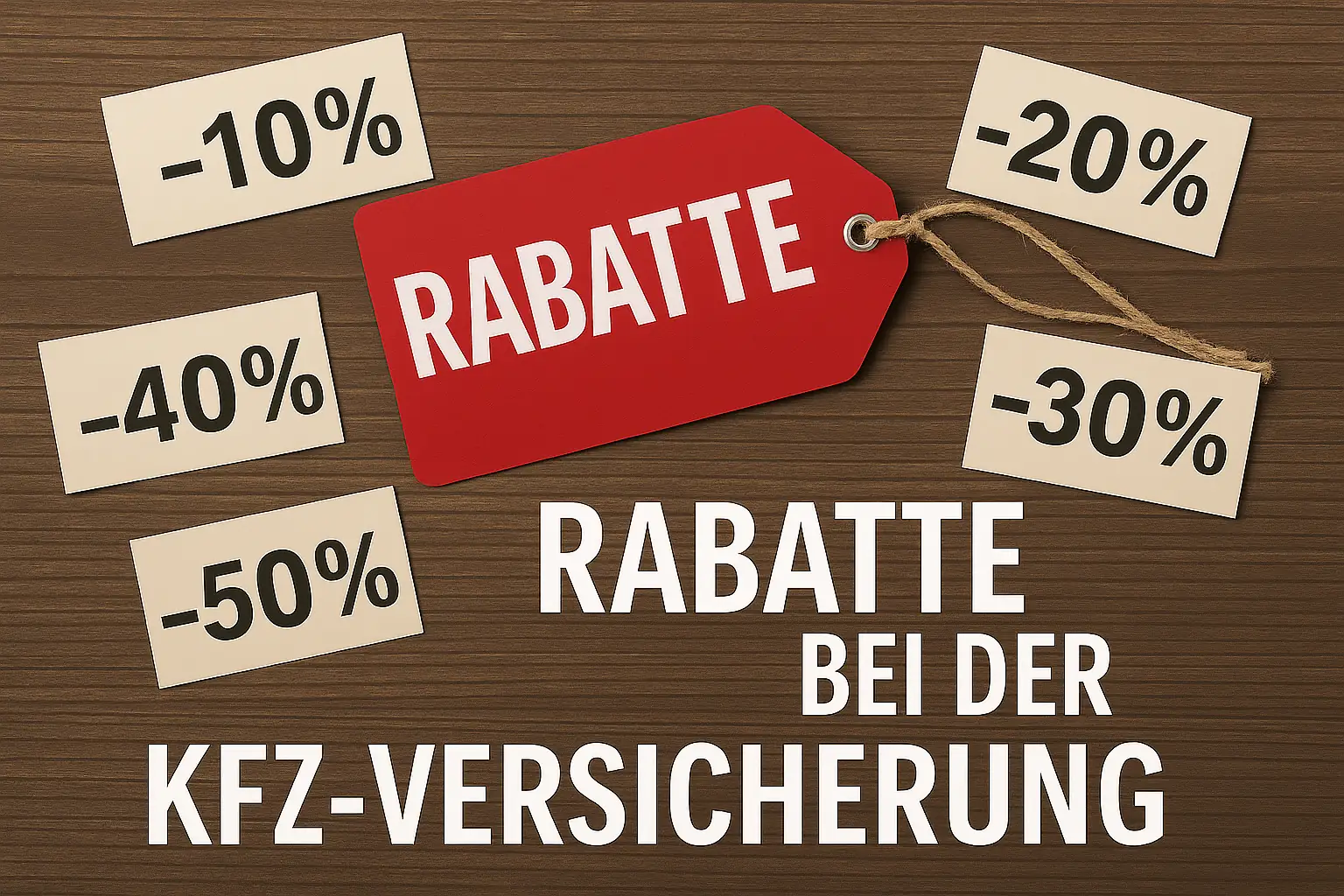 Rabatte Kfz-Versicherungen
