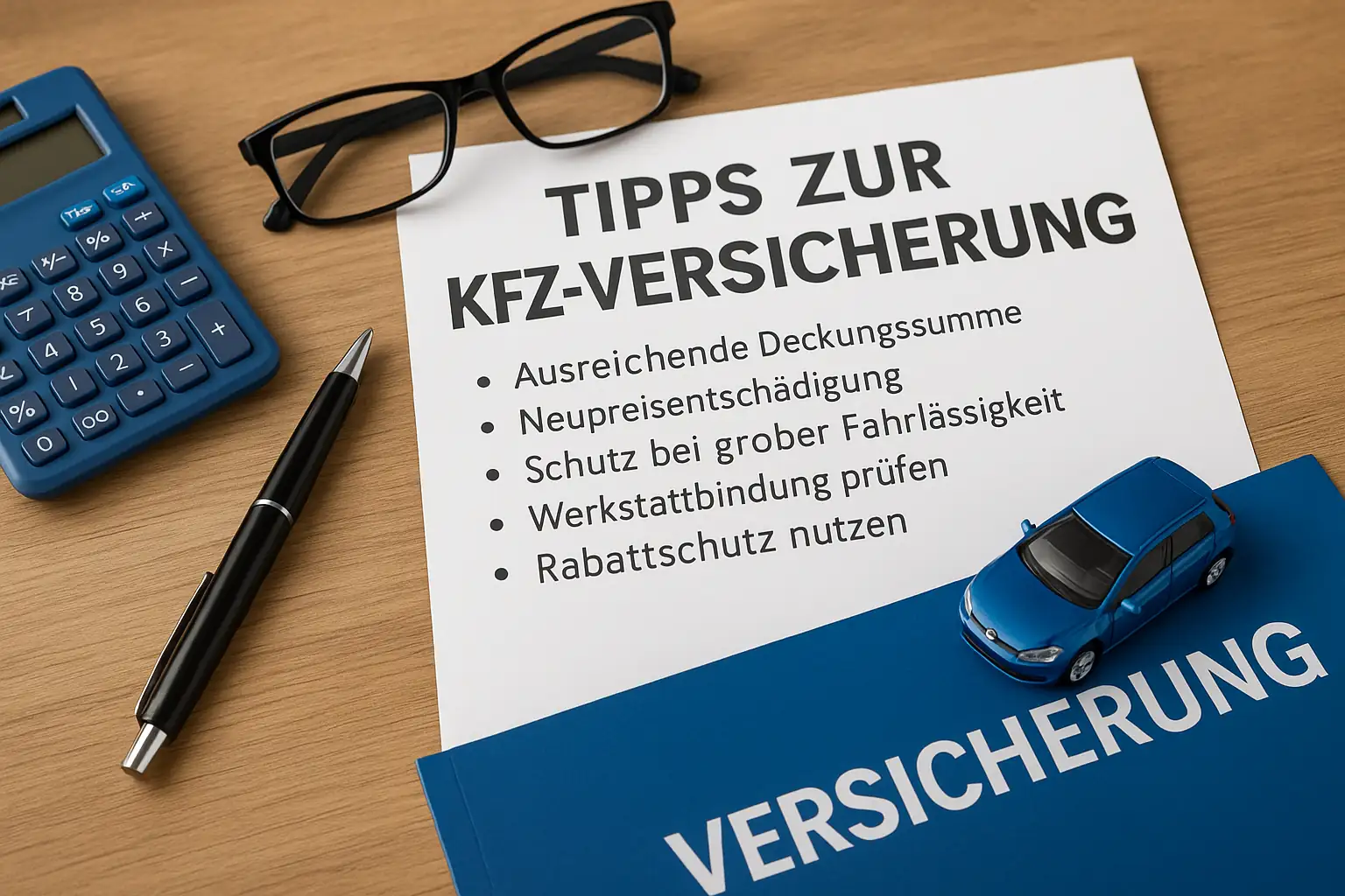 Suche nach guter Kfz-Versicherung