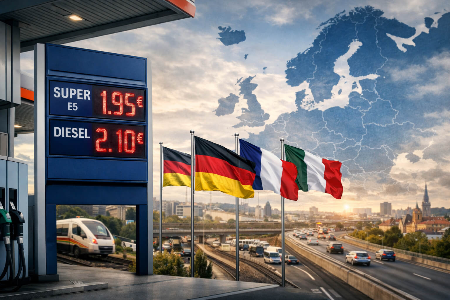 Hohe Spritpreise in Europa