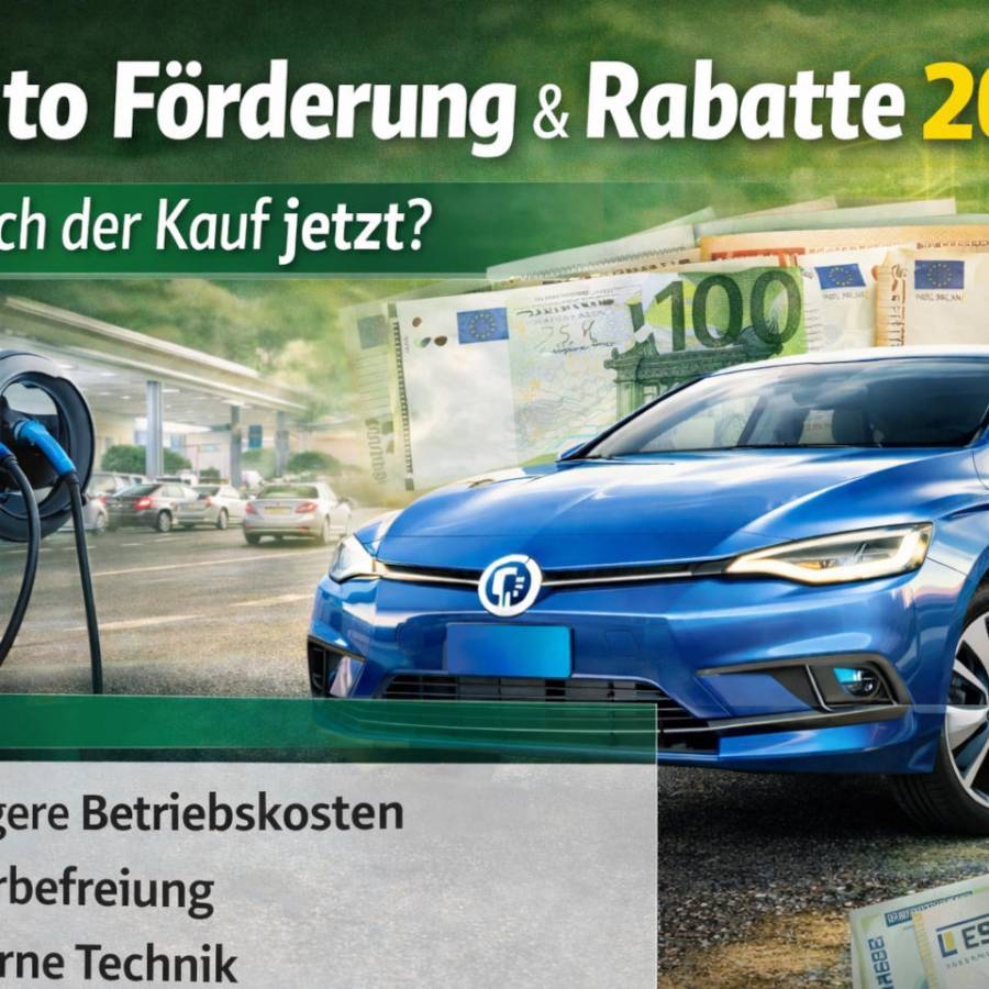 E-Auto Förderung & Rabatte 2026: Lohnt sich der Kauf jetzt?